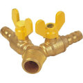 03235 brass gas ball valve with nipple hose